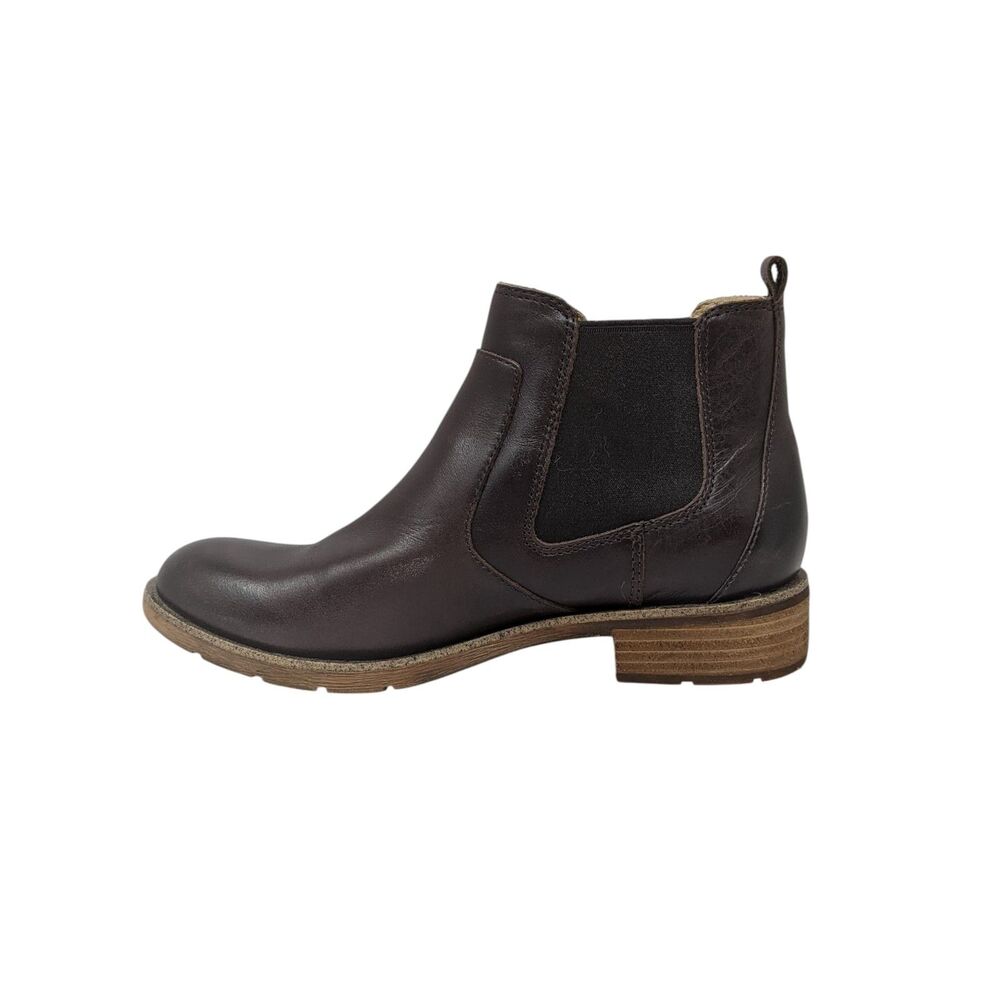 Sofft Brown Leather Chelsea Ankle Boots Women's Size 7.5 Comfort - Picture 3 of 13